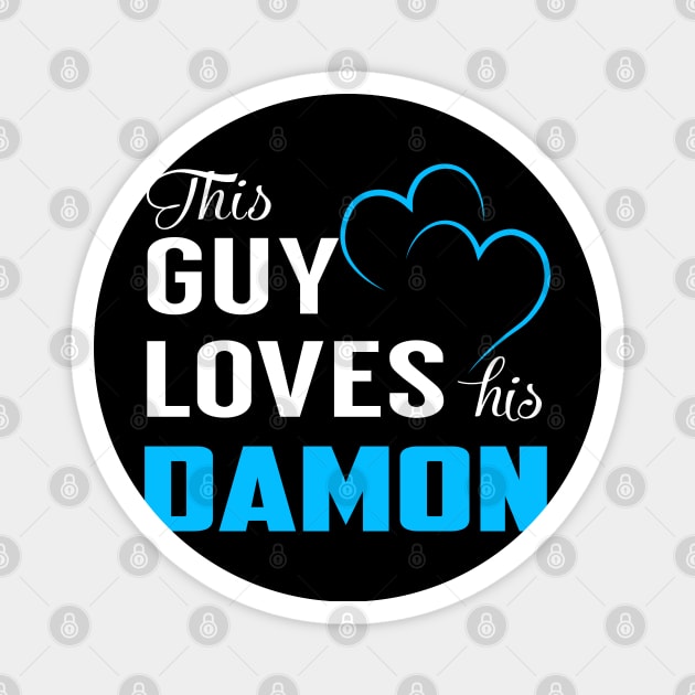 This Guy Loves His DAMON Magnet by TrudiWinogradqa